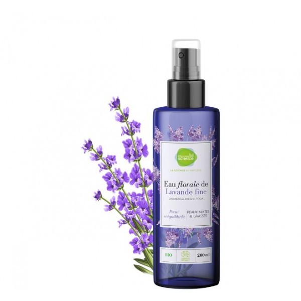 Pharmascience eau florale de lavande fine bio 200ml - Pharmacie Agnès Praden à Alès