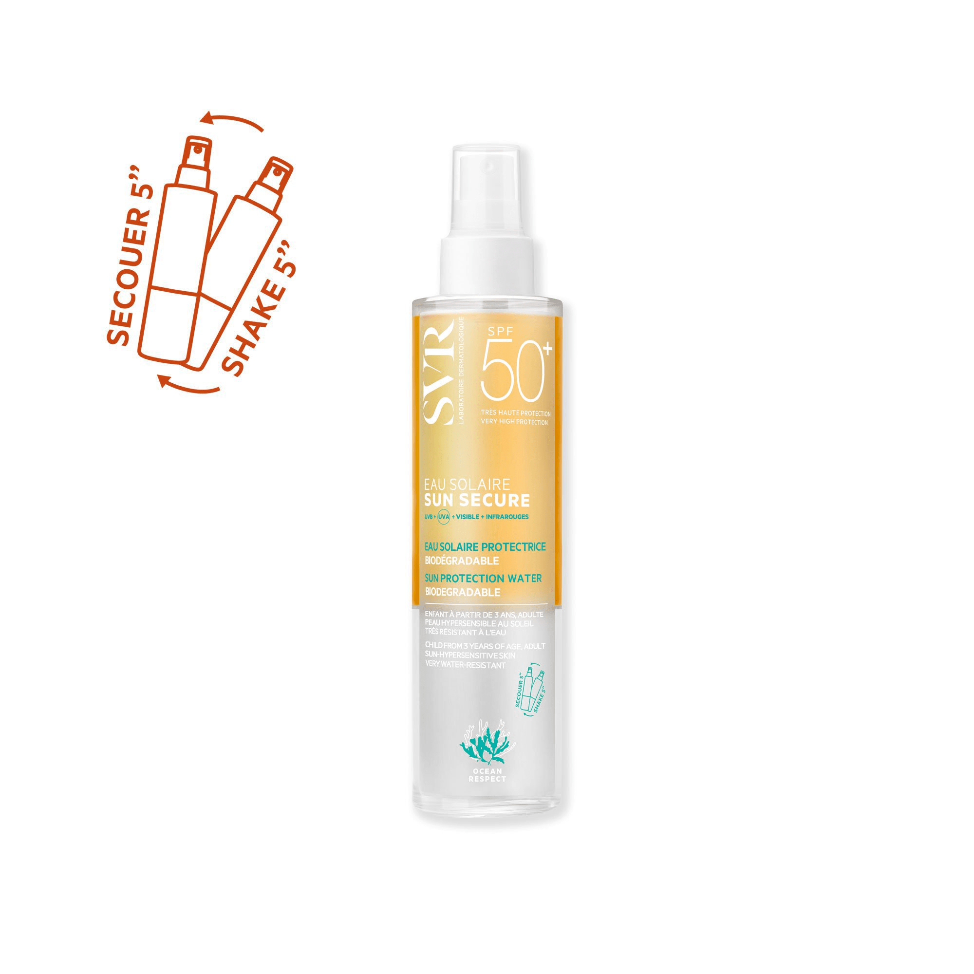 SVR Sun Secure Eau Solaire 200ml - Pharmacie Agnès Praden à Alès