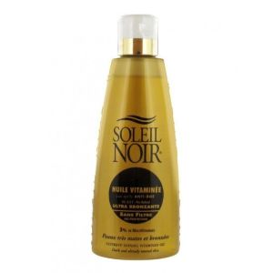 Soleil Noir Huile Vitaminée Ultra Bronzante Sans Filtre 150 ml - Pharmacie Agnès Praden à Alès