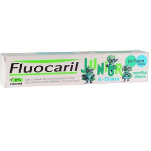 Fluocaril Dentifrice Junior Bi-Fluoré Menthe Douce 6 - 13 ans 75ml