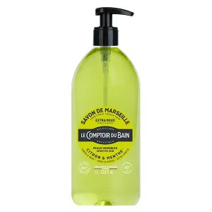 Le Comptoir du Bain Savon de Marseille Citron & Menthe 1 L - Pharmacie Agnès Praden à Alès