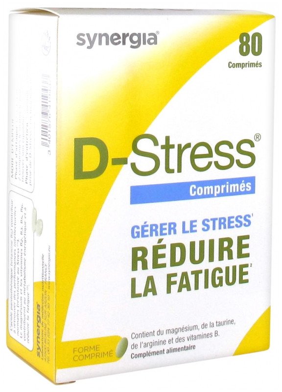 Synergia D-Stress 80 Comprimés - Pharmacie Agnès Praden à Alès