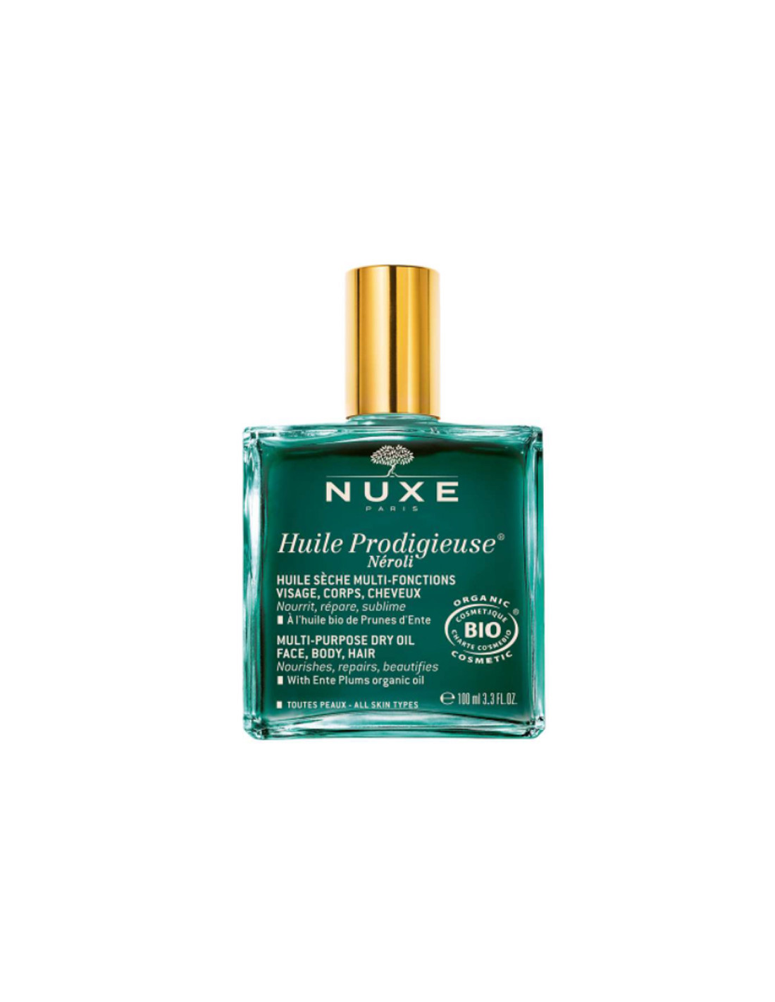 Nuxe Huile Prodigieuse Néroli Bio 100ml - Pharmacie Agnès Praden à Alès