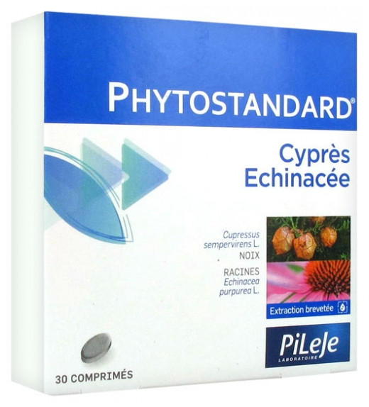 Pileje Phytostandard  Cyprès / Echinacée 30 comprimés - Pharmacie Agnès Praden à Alès