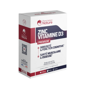Prescription Nature Zinc & Vitamine D3 60 gélules - Pharmacie Agnès Praden à Alès