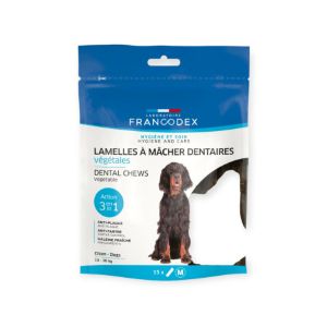 Francodex Lamelles à Mâcher Dentaires 10 à 30 kg X15 - Pharmacie Agnès Praden à Alès