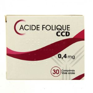 CCD Acide Folique CCD 0,4 mg 90 Comprimés - Pharmacie Agnès Praden à Alès