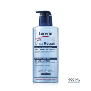 Eucerin UreaRepair Gel Lavant 5% d'Urée 400ml - Pharmacie Agnès Praden à Alès