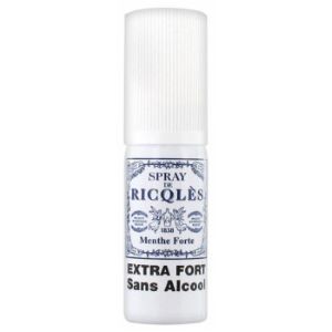 Ricqles Spray Menthe Forte Extra Fort Sans Alcool 15ml - Pharmacie Agnès Praden à Alès