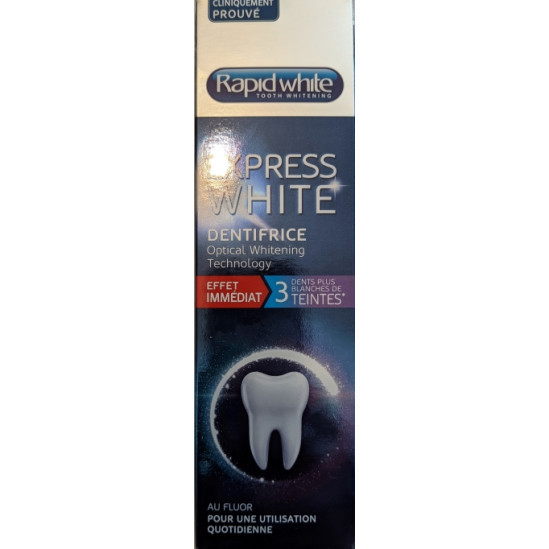 Rapid White Dentifrice Express 75ml - Pharmacie Agnès Praden à Alès