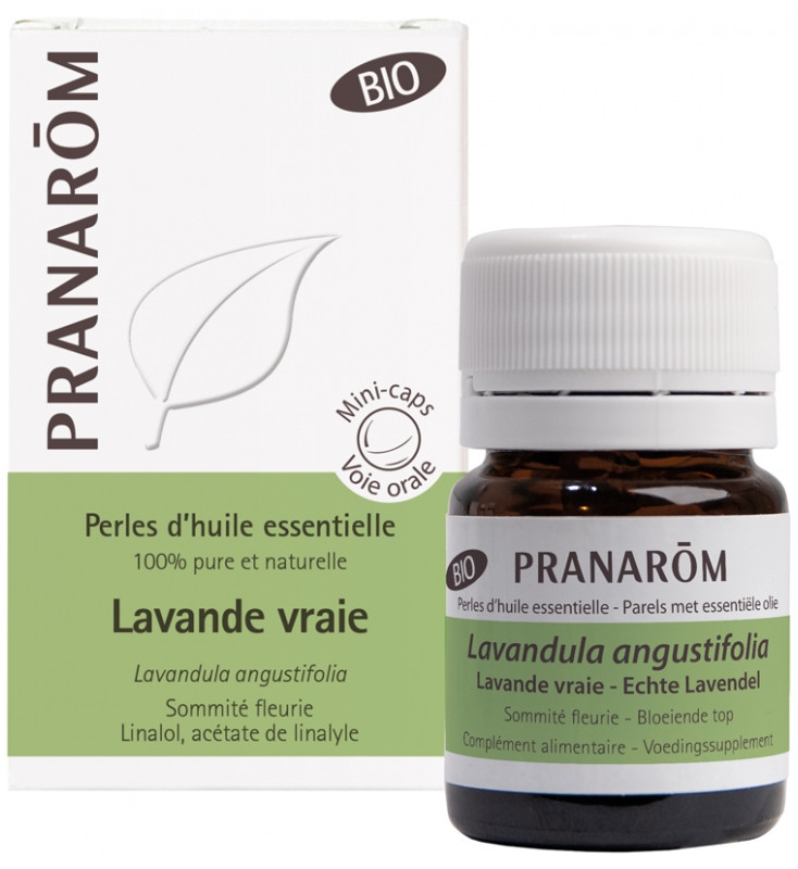 Pranarôm Perles d'Huile Essentielle Lavande Vraie Bio 60 Perles - Pharmacie Agnès Praden à Alès