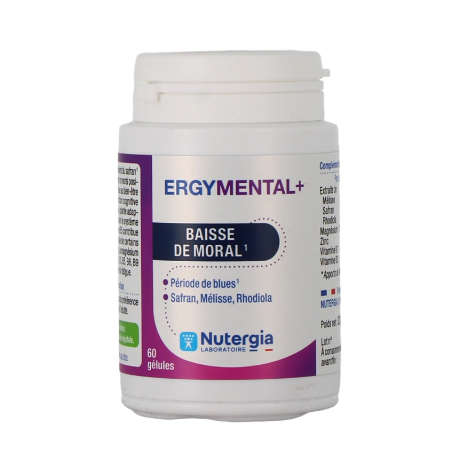 Nutergia Ergymental+ 60 gélules - Pharmacie Agnès Praden à Alès