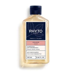 Phyto Couleur Shampooing Anti-Dégorgement Cheveux Colorés, Méchés 250ml