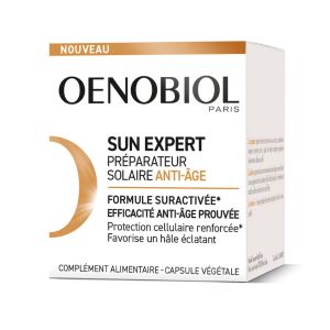 Oenobiol Sun Expert Préparateur Solaire Anti-âge 30 Capsules - Pharmacie Agnès Praden à Alès