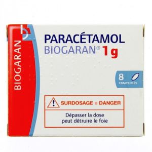 Biogaran Paracetamol Biogaran 1g 8 Comprimés - Pharmacie Agnès Praden à Alès