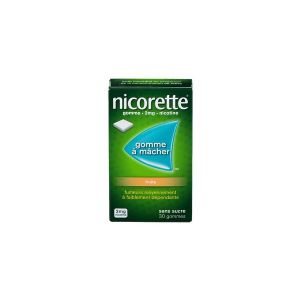 Johnson & Johnson Nicorette 2 mg Fruits Sans Sucre 30 Gommes à Mâcher - Pharmacie Agnès Praden à Alès