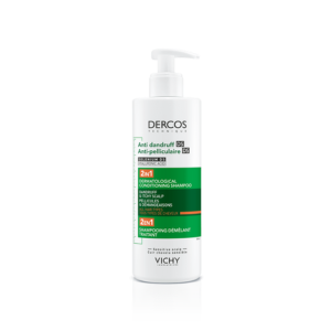 Vichy Dercos Shampooing 2 en 1 Anti-Pelliculaire Démêlant 390ml - Pharmacie Agnès Praden à Alès