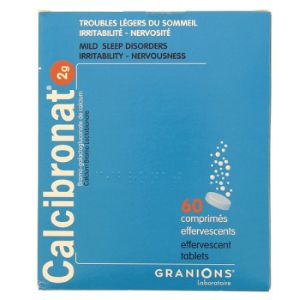 Laboratoire des Granions Calcibronat 2g 60 Comprimés Effervescents - Pharmacie Agnès Praden à Alès