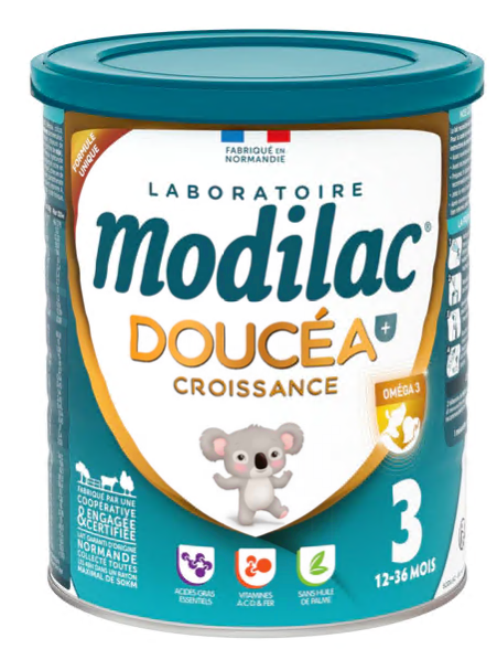 Modilac Doucéa+ 3 Croissance Lait dès 12 mois 800g - Pharmacie Agnès Praden à Alès