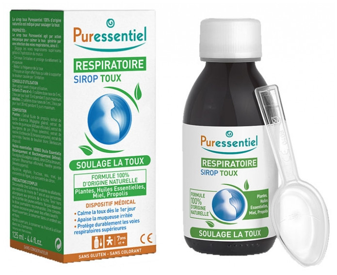 Puressentiel Respiratoire Sirop Toux 125ml - Pharmacie Agnès Praden à Alès