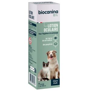Biocanina Lotion Oculaire Hygiène et Nettoyage Chiens et Chats 135ml - Pharmacie Agnès Praden à Alès