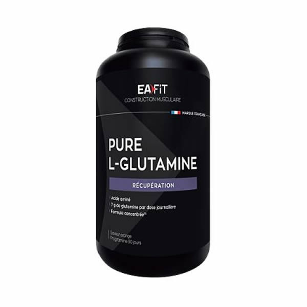 Eafit Pure L-Glutamine Acide Aminé 243 g - Pharmacie Agnès Praden à Alès