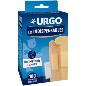 Urgo Les Indispensables 3 Formats 100 Pansements - Pharmacie Agnès Praden à Alès