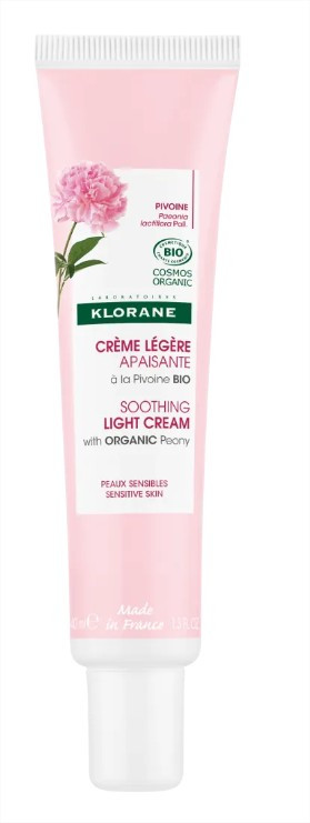 Klorane Pivoine Crème Légère Apaisante Bio - Visage  40ml - Pharmacie Agnès Praden à Alès