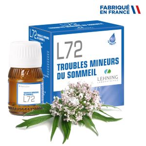 Lehning L72 Trouble du Sommeil Solution Buvable 30ml - Pharmacie Agnès Praden à Alès