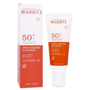 Laboratoires de Biarritz Spray Solaire SPF50+ spray 100 ml - Pharmacie Agnès Praden à Alès