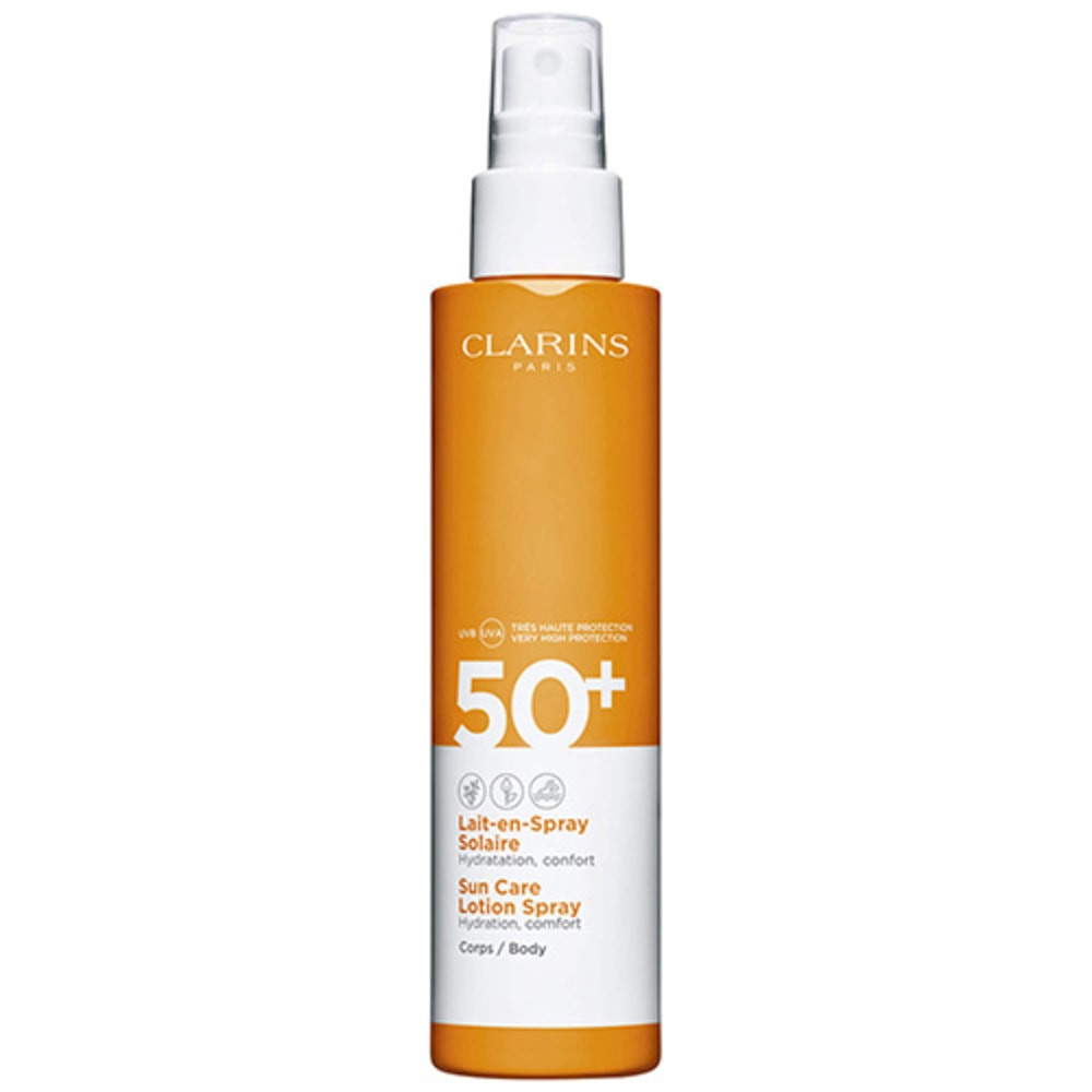 Clarins Lait-en-Spray Solaire Corps UVA/UVB 50+ 150ml - Pharmacie Agnès Praden à Alès
