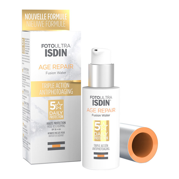 Isdin FotoUltra Age Repair Fusion Water Texture SPF50 50 ml - Pharmacie Agnès Praden à Alès