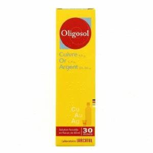 Oligosol Cuivre Or Argent 60ml - Pharmacie Agnès Praden à Alès