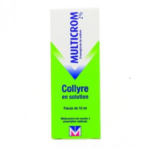Multicrom 2% Collyre 10ml - Pharmacie Agnès Praden à Alès