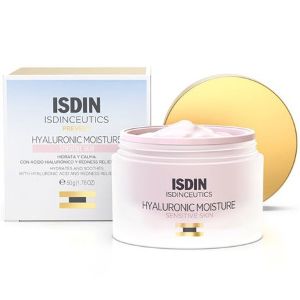 Isdin Hyaluronic Moisture Crème Hydratante Visage et Anti-âge Peaux Sensibles Prevent 50g - Pharmacie Agnès Praden à Alès
