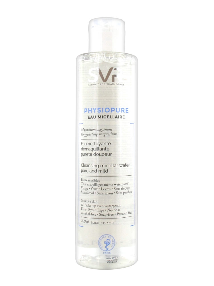 SVR Physiopure Eau Micellaire Eau Nettoyante 200 ml - Pharmacie Agnès Praden à Alès