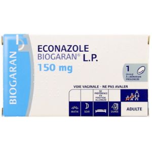 Biogaran Econazole Lp 150mg Ovule x1 - Pharmacie Agnès Praden à Alès