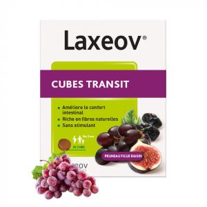 Nutreov Laxeov Cubes Transit Pruneau Figue Raisin 10 cubes - Pharmacie Agnès Praden à Alès