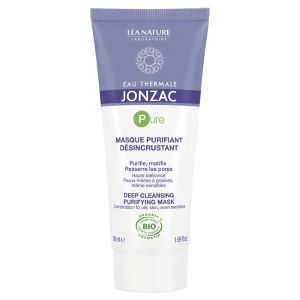 Jonzac Pure Masque Purifiant Désincrustant Bio 50 ml - Pharmacie Agnès Praden à Alès