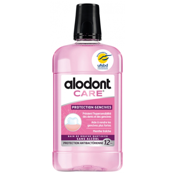 Alodont care bain de bouche protection gencives 500ml - Pharmacie Agnès Praden à Alès
