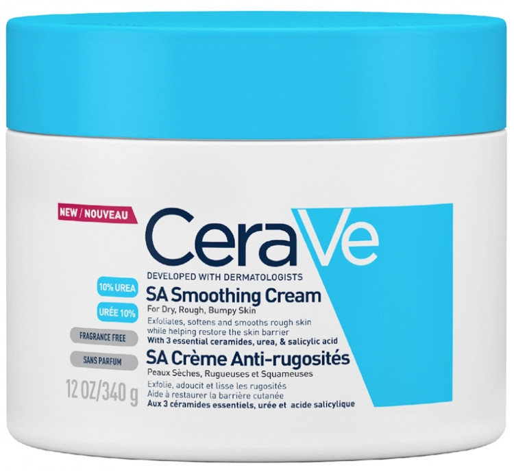 CeraVe SA Crème Anti-Rugosités 340 g - Pharmacie Agnès Praden à Alès