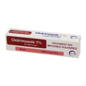 Eg Labo Clotrimazole Crème 1% 20g - Pharmacie Agnès Praden à Alès