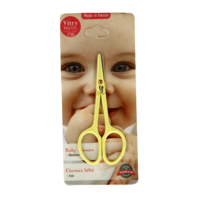 VITRY Ciseaux bébé inox trempé - Pharmacie Agnès Praden à Alès