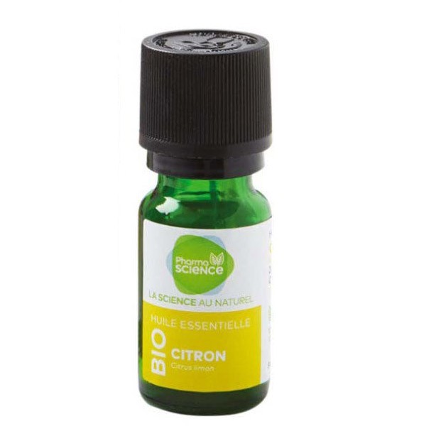 Pharmascience citron bio huile essentielle 10ml - Pharmacie Agnès Praden à Alès