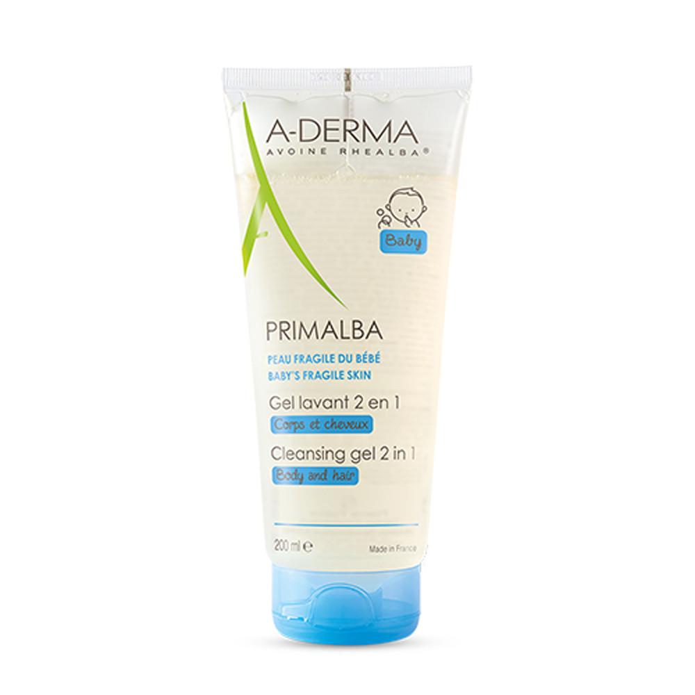 A-derma Primalba Gel Lavant Douceur Bébé 200 ml - Pharmacie Agnès Praden à Alès