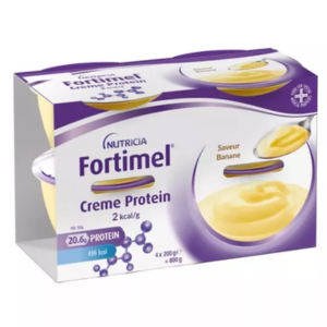 Fortimel Creme Protein Banane 4 x 200 g - Pharmacie Agnès Praden à Alès