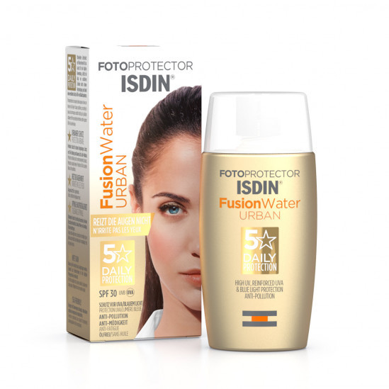 Isdin Fuison Water Spf30 Urban 50ml - Pharmacie Agnès Praden à Alès