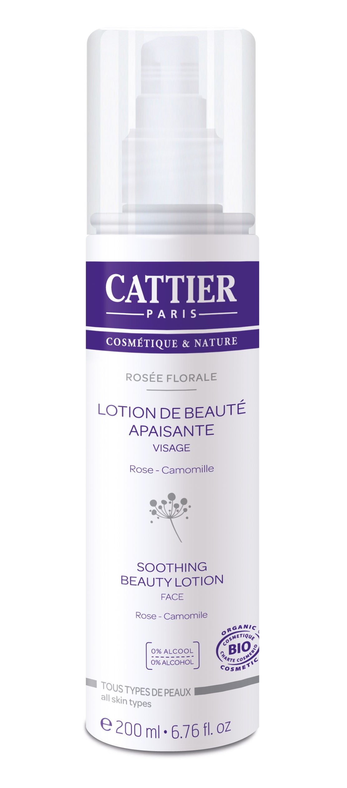 Cattier Rosée Florale Lotion de Beauté Apaisante 200ml - Pharmacie Agnès Praden à Alès