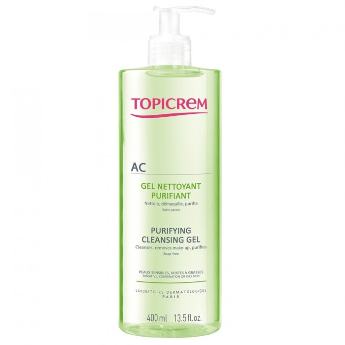 Topicreme AC Gel Nettoyant Purifiant 400ml - Pharmacie Agnès Praden à Alès