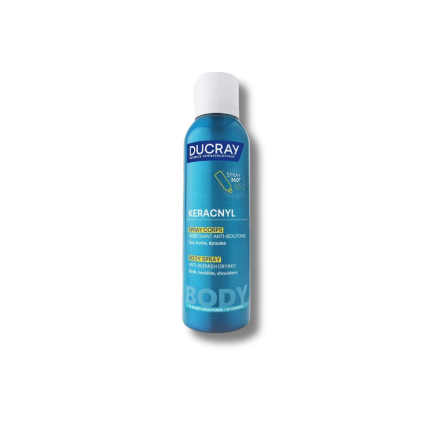 Ducray Keracnyl Spray Corps Anti-Boutons 150ml - Pharmacie Agnès Praden à Alès